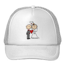 Des couples de mariage je fais le T-shirts et les  Casquettes De Camionneur