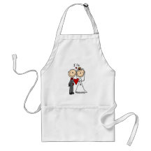 Des couples de mariage je fais le T-shirts et les  Tabliers