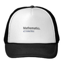 Des mathématiques… j'aime ceci casquette