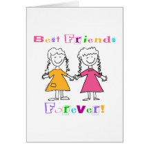 Des meilleurs amis cadeaux pour toujours BFF Carte De Vœux