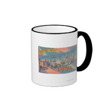 Des Moines, Iowa - grandes scènes 3 de lettre Tasse