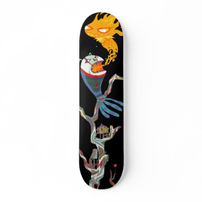 des temp Skateboard by ZekeySpaceyLizard