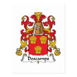 Descamps Family Crest Post Card
