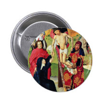 Descent From The Cross By Meister Des Marienlebens Buttons