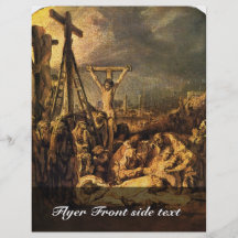 Descent From The Cross By Rembrandt Harmensz. Van Flyer