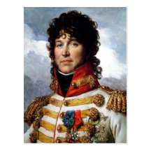Description Fragment of portrait of Joachim Murat Postcards