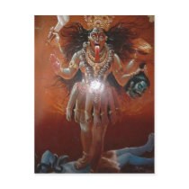 Description Hindu goddess Kali. Photo of a ~17th c