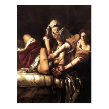 Description Judith Beheading Holofernes , Oil on c Post Cards