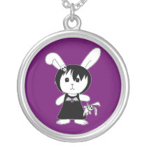 Desdemona the Gothic Bunny necklaces