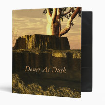 Desert At Dusk Binder