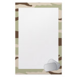 Desert Camo and Dog Tags Stationery