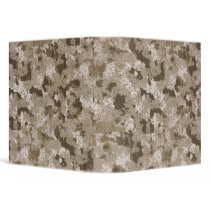 Desert Camouflage Binder