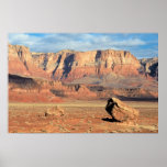 Desert Canyon colour photograph poster print