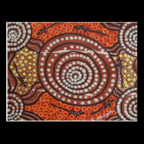 DESERT CORROBOREE CARDS postcards