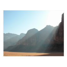 Desert dawn postcard