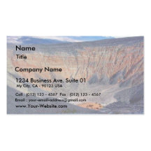 Desert Death Valley Ubehebe Crater Business Card Template