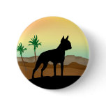 Desert Dog Boston Terrier Pin