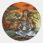 Desert Fairy Round Sticker