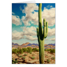 Desert Landscape Greeting Card