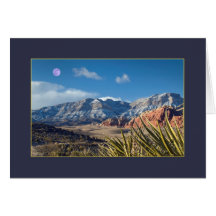 Desert Moon Greeting Card