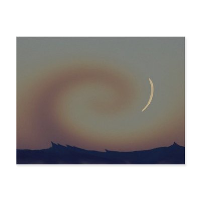 Desert Moon Post Cards by dbuckman