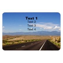 Desert Road Premium Magnet