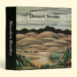 Desert Scene by Marsden Hartley, Vintage Landscape binders