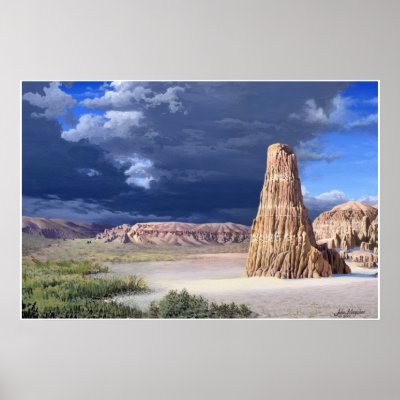 Desert Scene Posters by oldgraphite