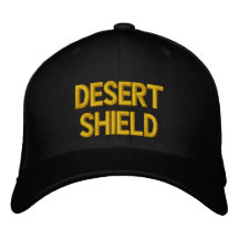 DESERT SHIELD EMBROIDERED HAT