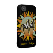 Desert Star Paint Horse Iphone 4 Tough Case