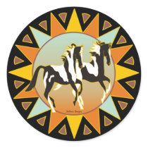 Desert Star Paint Horse Sticker