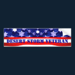 Desert Storm Veteran Bumpersticker