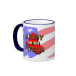 Desert Storm Veteran Service Ribbon, ARMY Coffee Mugs