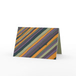 Desert Stripes Custom Greeting Card