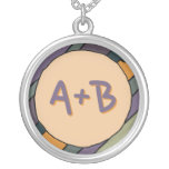 Desert Stripes Monogram Pendant