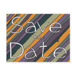 Desert Stripes "Save the Date" postcard