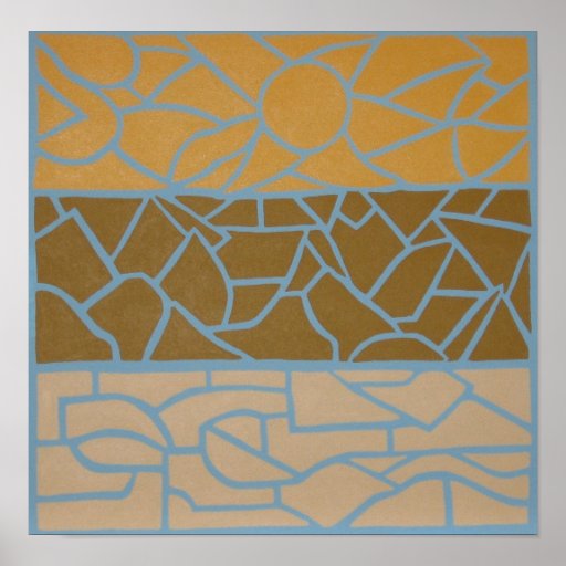 desert sun poster