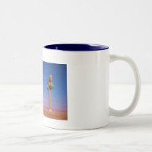 desert sunrise route 66 coffee mug
