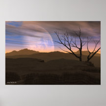 Desert Sunset, By Phil McCall (22X15) Poster
