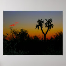 desert sunset print