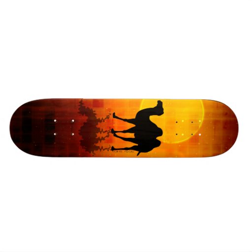 Desert Walk by Gery Sher Skate Board Decks