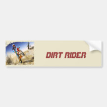 Desert Wheelie Motocross Bumper Stickers