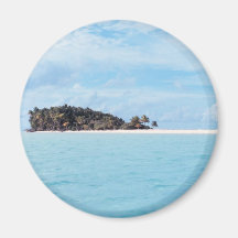 Deserted Island Fridge Magnet