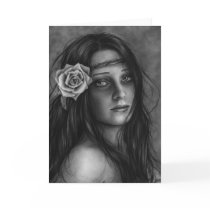 Deserted Rose Greeting Card