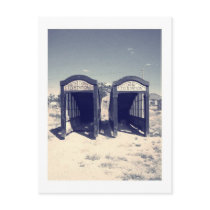 deserted wonderland postcard