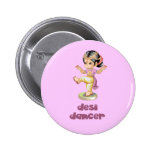 Desi Dancer Purple Pinback Buttons