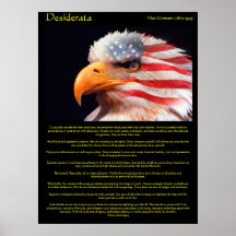 Desiderata  bald eagle 1Posters