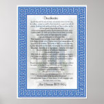 Desiderata "desired things" poster