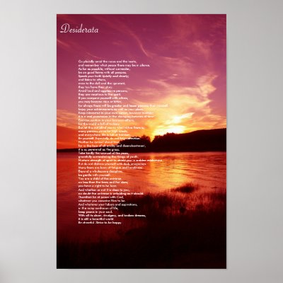 Desiderata Print by Beautiful_Prayers