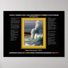 DESIDERATA Splash Posters
